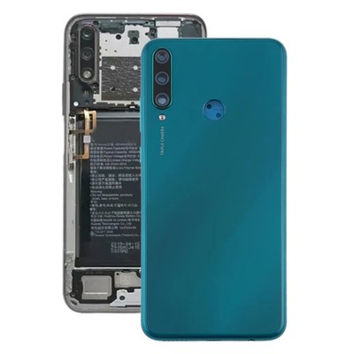 Original Battery Back Cover with Camera Lens Frame for Huawei Y6p, For Huawei Y6