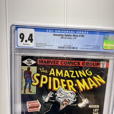 Amazing Spider-Man #194 CGC 9.4 (1979) - First Appearance Of Black