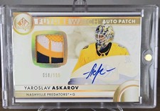 2023-24 Upper Deck SP Authentic Future Watch Patch Auto Yaroslav Askarov /100 RC