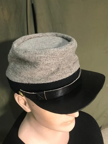 Reproduction Civil War C.S. Kepi, size 7 1/8th, Campaigner Quality