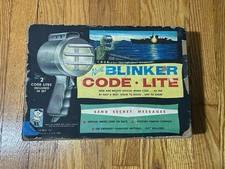 Vintage Hasbro Navy Blinker Code Lite Incomplete Damaged