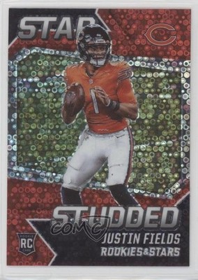 2021 Panini Rookies & Stars Star Studded Red Circles Justin Fields RC 1ay2