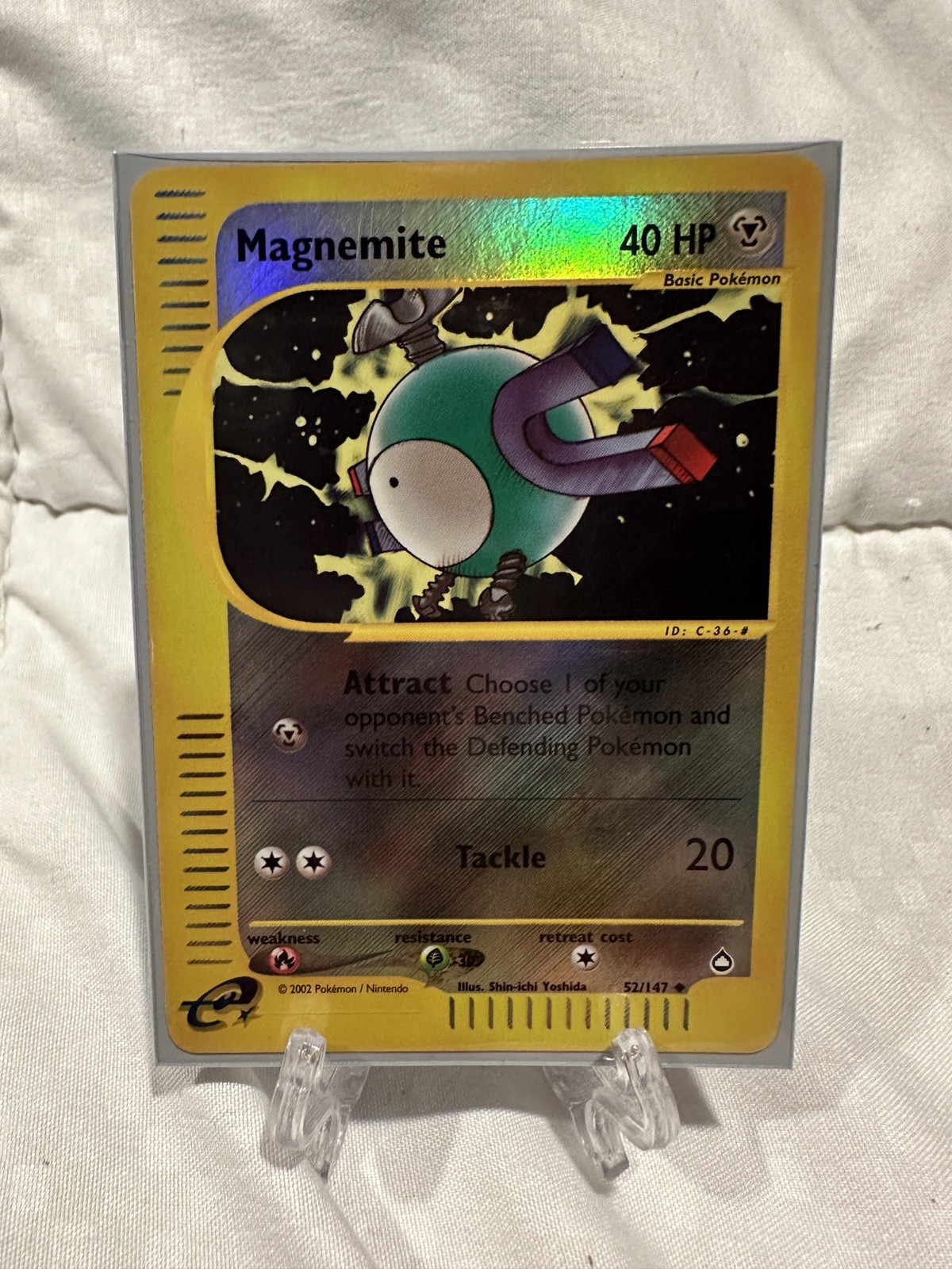 Magnemite Reverse-Holo 52/147 Aquapolis Uncommon English NM/MINT Condition
