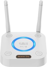 1Mii Bluetooth 5.3 Audio Receiver, Long Range HiFi Bluetooth Adapter w/ 3D Surro