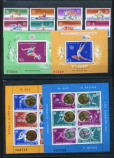 147239) Olympische Spiele Rum&auml;nien Nr. 4058-4065+Block 207-210 **, Los Angeles