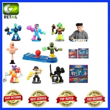 Exclusive Arcade Warriors Action Figures - 8-Piece Game Bundle with Controller