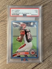 2011 Topps Football Platinum 1/1 A.J. Green #151 PSA 7 Rookie RC BENGALS 