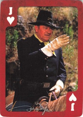 JOHN WAYNE 5 of Hearts 2007 Vandor Hollywood Legend Single Swap Playing Card