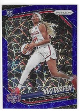 2025 Prizm Kiki Iriafen Blue Velocity RC WNBA Mystics