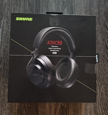 Shure AONIC 50 GEN 2 Wireless Noise Cancelling Headphones Bluetooth Black