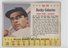 1963 Jell-O Rocky Colavito #50 09z5
