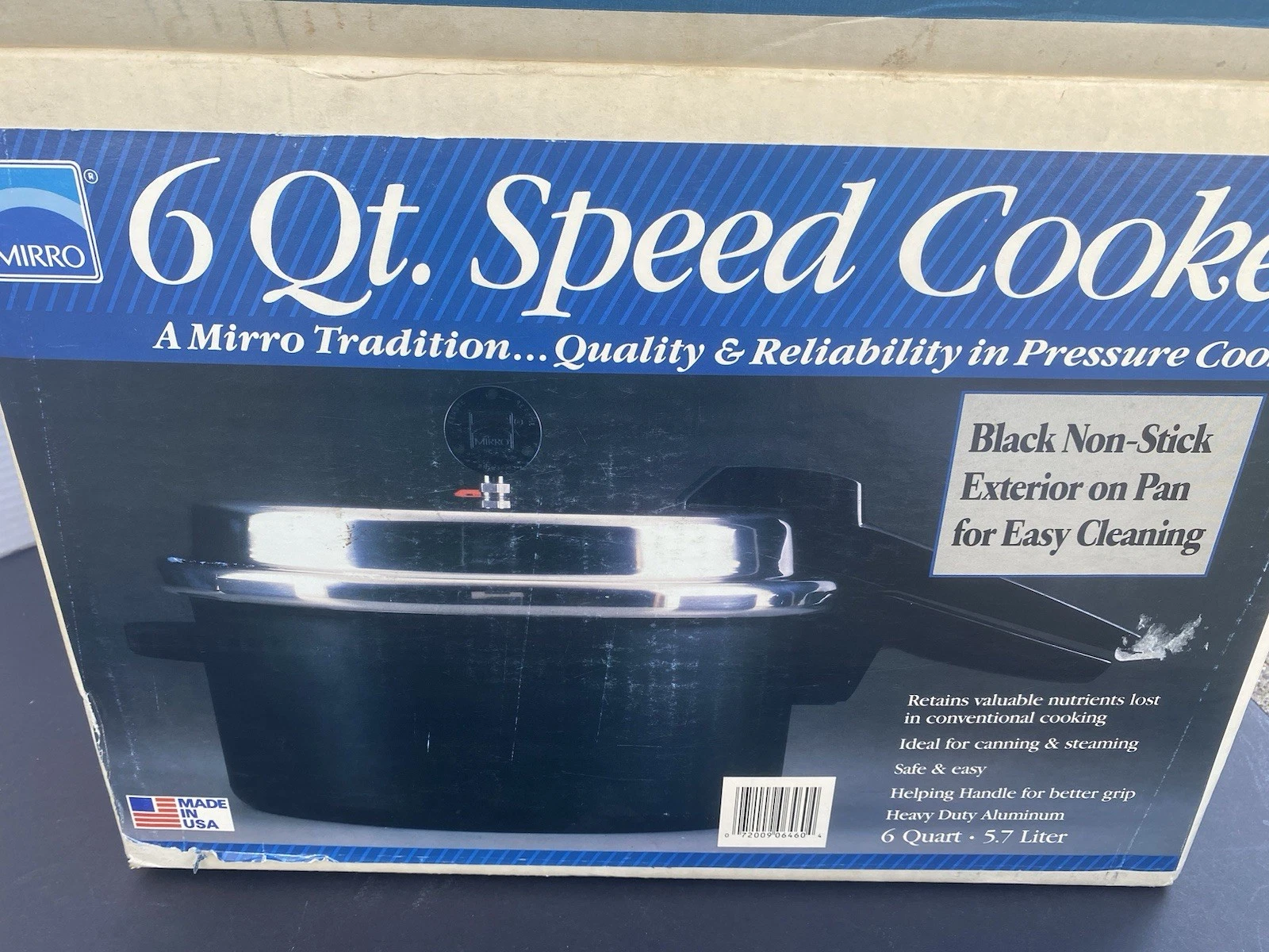 MIRRO 6 QUART PRESSURE Speed COOKER CANNER New USA Open Box *Read
Opens in a new window or tab