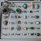 Vintage To Modern Lot of 41 Costume Jewelry Ring Different Sizes