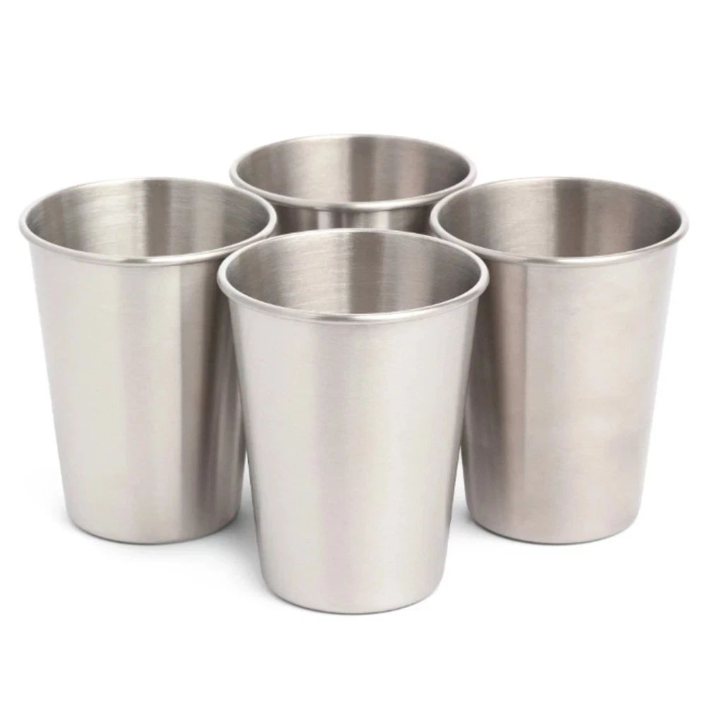 x10 Stainless steel drinking cups. For camping and outdoor activities