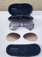 Vintage Porsche Design Carrera 5621 90 Aviator Sunglasses   Matte Black