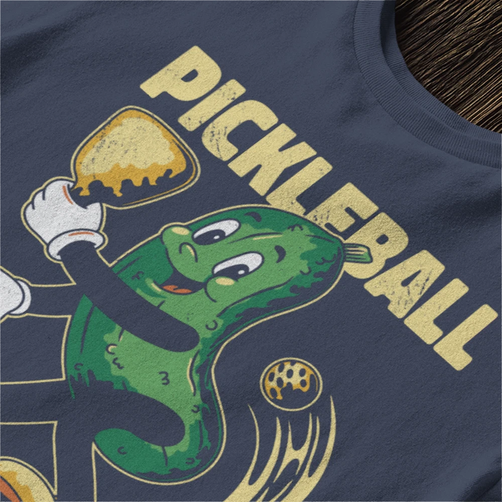 Pickleball Addict T Shirt Funny Cucumber Cool Gift For Men's Women Tee T-Shirt