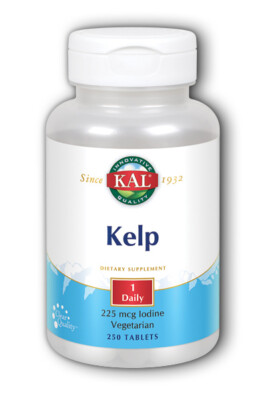 KAL Kelp 225 mcg Iodine 250 Tablets