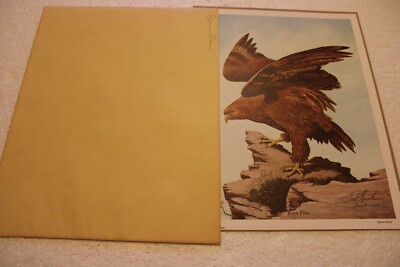 Born Free Print by Fred Thrasher 1981 signed special edition 11 x 14 inches