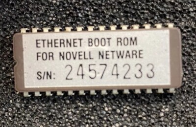 ETHERNET BOOT ROM FOR NOVELL NETWARE SIN: 24574233