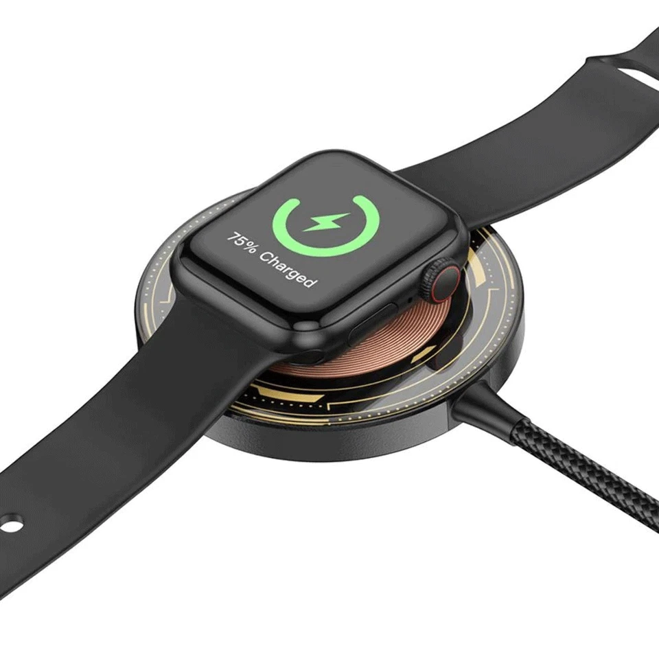 Hoco 15W Magnetic Wireless Charger for Apple iPhone Airpod Watch CW45 — 第 4/4 张图片