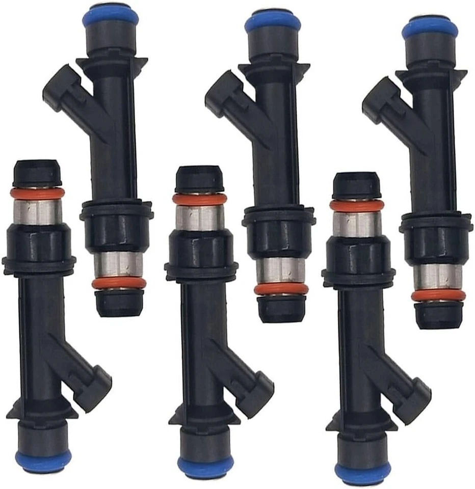 Топливные форсунки 6 шт от оригинального производителя DELPHI подходят для Buick Rainier GMC Envoy 4,2 л 25313185 2002-04 годов выпуска - Изображение 2 из 4