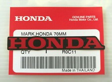 ORIGINAL Honda Schriftzug-Aufkleber-7cm-Rot/Schwarz-Sticker-Logo-Emblema-70mm