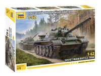 T-62 Soviet Main Battle Tank 1:72 Kunststoff Modell Kit Zvezda