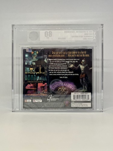 Oddworld Abe’s Oddysee VGA Graded 80 NM (Sony PlayStation 1) New, Factory Sealed - Picture 2 of 2