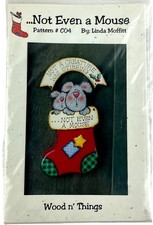 Wood n' Things Christmas PATTERN Not Even a Mouse by Linda Moffitt