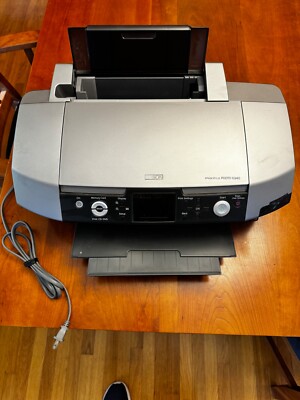 Epson Stylus Photo R340 Digital Photo CD/DVD Inkjet Printer LCD Display ...