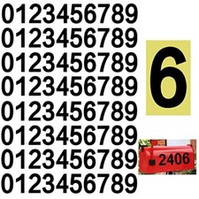 0-9 Reflective Vinyl Mailbox Numbers Stickers for Outside 8 Set 2 Inch
