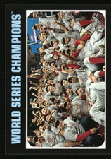 World Series Champions 2020 Topps Heritage #1 BASEBALL Card