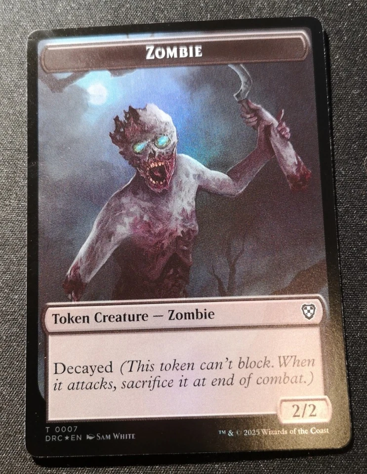 Timeless Dragon / Zombie - Foil - DFC - MTG - NM - EN - 0006/0007 - Image 2 of 2
