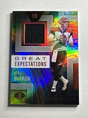 2020 Panini Illusions Joe Burrow Prizm Black Rookie Card #9 – Cincinnati Bengals – Ungraded Mint