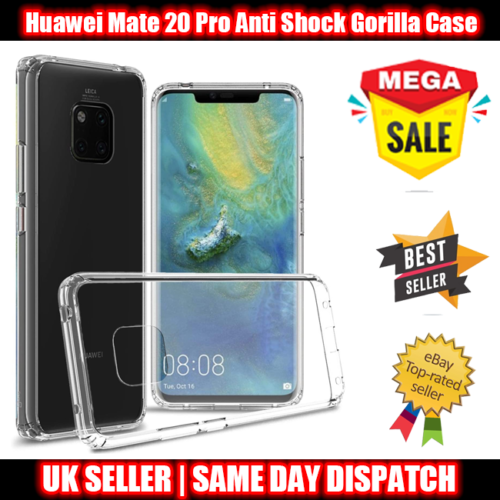 Huawei Mate 20 Pro Hard Case thin & light with extra edge protection Cover - Afbeelding 1 van 8