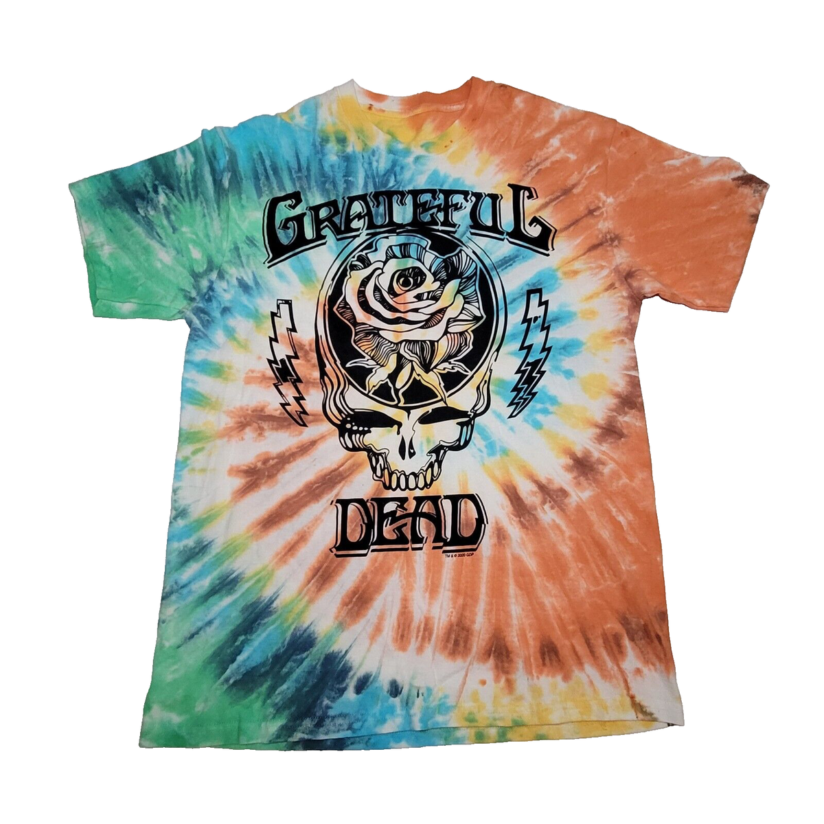 Liquid Blue The Grateful Dead Tie-Dye Men's Shirt Size Medium | eBay
