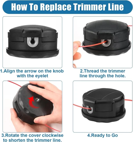 Cabezal de recortadora 1/2PK Echo GT100 GT140 GT160 GT200 GT225 GT225i GT225L GT230 - Imagen 6 de 14