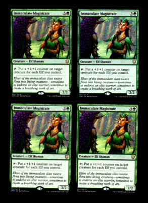 MRM ENGLISH 4x Magistrat Immacul �� - Immaculate Magistrate MTG Magic CMR