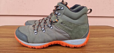 Columbia NEW Gray and Orange Hiking Boots - Lace-Up Ankle Boots Columbia Newton Alpine PT Waterproof Athletic Trainers Boots  main image 2