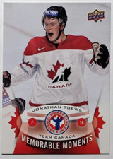 2015 UD National Hockey Card Day Jonathan Toews Memorable Moments card #NHCD-16