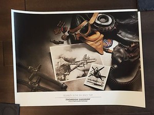 Glossy IN COLOR Thomson Saginaw Aircraft Poster- circa 1990s
