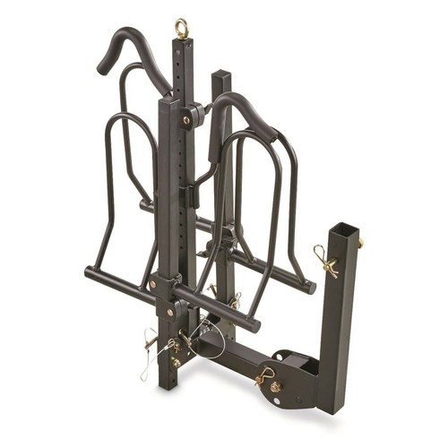 2 BIKE RACK WIDE FAT TIRE CARRIER Truck Hitch Heavy Duty Adjustable Folding Hold eBay