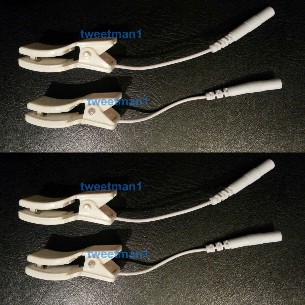 4 Ear Clip Electrodes for TENS 3000 TENS 7000 Digital Massagers Earclips eBay