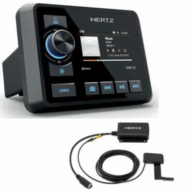 Hertz HMR20-DAB+ Marine Radio Wasserdicht Boot Schiff USB Bluetooth