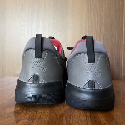 Nike SB Nyjah Huston Skateboard Free Grey Black Red Dunk AA4272