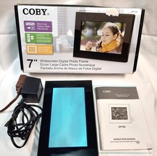 COBY 7" WIDESCREEN DIGITAL PHOTO FRAME MODEL DP700 Read - Not Complete