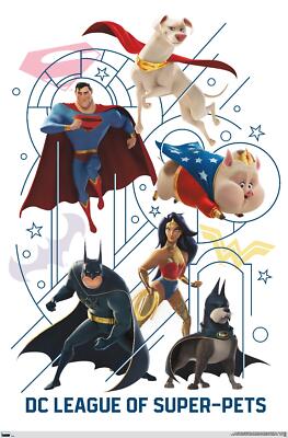 DC Comics Movie DC League Of Super-Pets - Counterparts - Poster