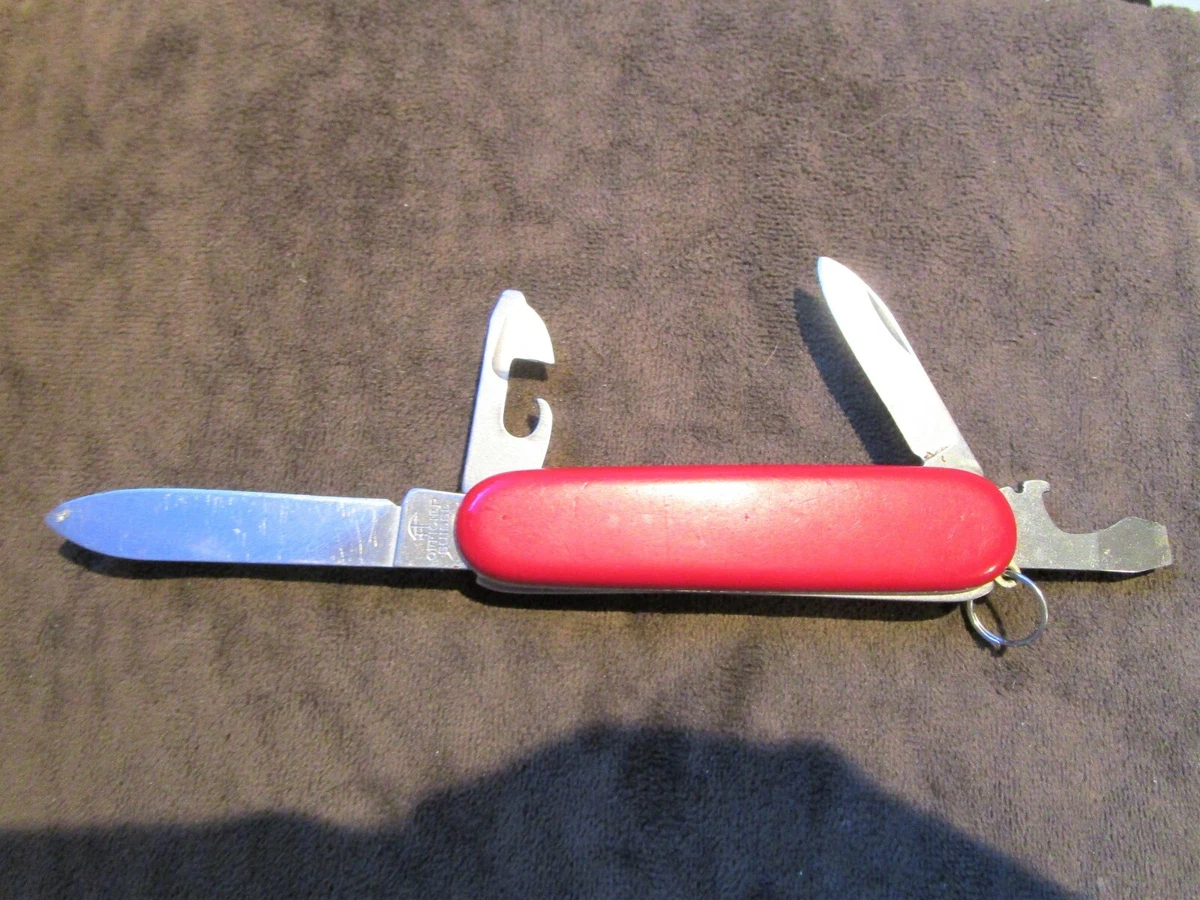 Vintage Victorinox Switzerland Stainless Officer Suisse,4 Function
