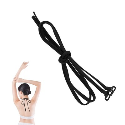 KMYZQDV Bathing Suit Straps Replacement Halter Neck Extender One Size, Black 