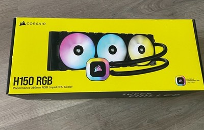 Corsair H150 RGB-Flüssig-CPU-Kühler - 360mm AIO - SP120 RGB Elite Lüfter